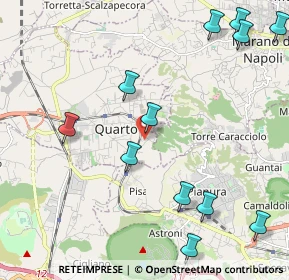 Mappa Via Pablo Picasso, 80010 Quarto NA, Italia (2.825)
