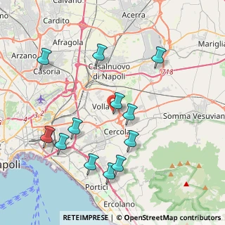 Mappa Via Vittorio Alfieri, 80040 Volla NA, Italia (4.525)
