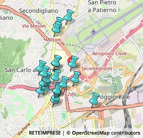 Mappa Via Filippo Maria Briganti, 80144 Napoli NA, Italia (0.935)