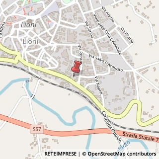 Mappa Via Guglielmo Marconi, 133/135, 83047 Lioni, Avellino (Campania)