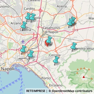 Mappa Piazzale Vesuvio, 80040 Volla NA, Italia (4.96909)
