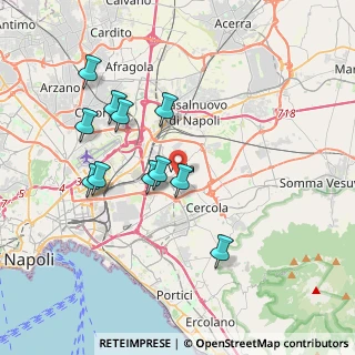 Mappa Piazzale Vesuvio, 80040 Volla NA, Italia (3.82545)