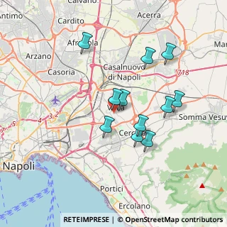 Mappa Via Roma P.co Vesuvio, 80040 Volla NA, Italia (3.40364)