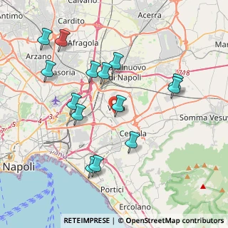 Mappa Via Roma P.co Vesuvio, 80040 Volla NA, Italia (4.37429)