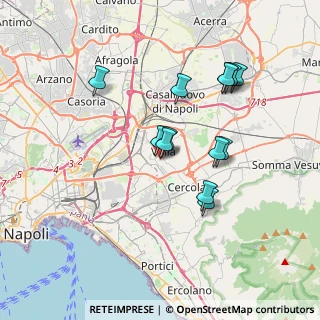 Mappa Via Roma P.co Vesuvio, 80040 Volla NA, Italia (3.44385)