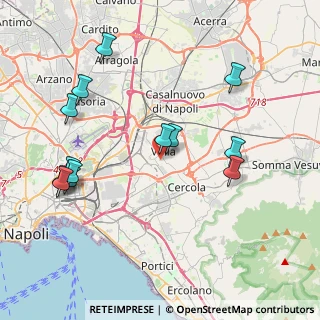 Mappa Via Roma P.co Vesuvio, 80040 Volla NA, Italia (4.81538)