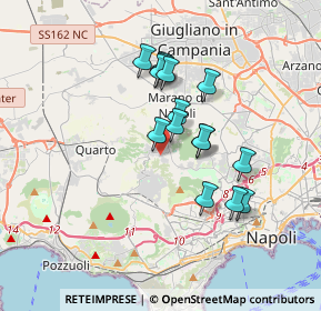 Mappa Via Vicinale Soffritto, 80016 Marano di Napoli NA, Italia (3.08)