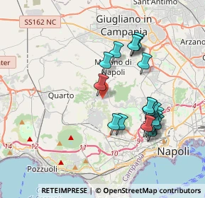 Mappa Via Vicinale Soffritto, 80016 Marano di Napoli NA, Italia (3.9345)