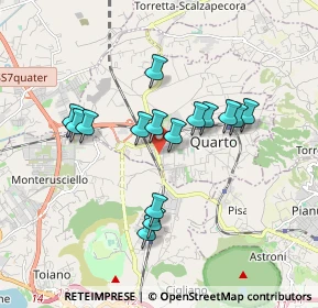 Mappa Via Giambattista Pergolesi, 80010 Quarto NA, Italia (1.644)