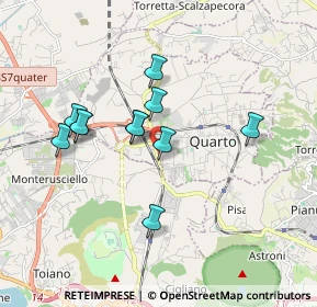 Mappa Via Giambattista Pergolesi, 80010 Quarto NA, Italia (1.66545)