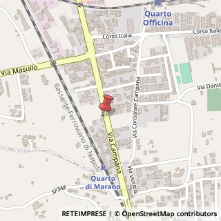 Mappa Via Campana, 358, 80010 Quarto, Napoli (Campania)