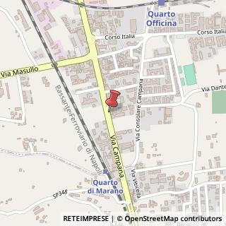 Mappa Via Campana, 365, 80010 Quarto, Napoli (Campania)