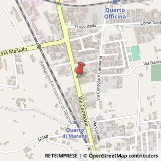 Mappa Via Campana, 357, 80010 Quarto, Napoli (Campania)