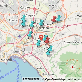 Mappa Via Ovid, 80040 Volla NA, Italia (3.47083)