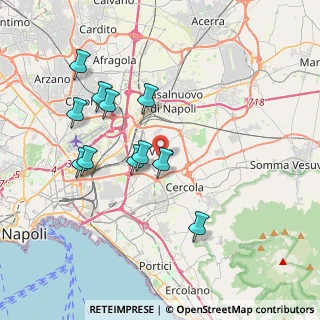 Mappa Via Ovid, 80040 Volla NA, Italia (3.87909)