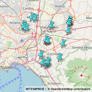 Mappa Via Ovid, 80040 Volla NA, Italia (4.352)