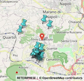 Mappa Via Rocchetti, 80016 Napoli NA, Italia (1.8335)