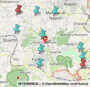 Mappa Via Rocchetti, 80016 Napoli NA, Italia (2.80364)