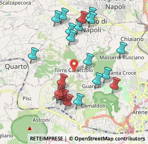 Mappa Via Rocchetti, 80016 Napoli NA, Italia (2.1105)