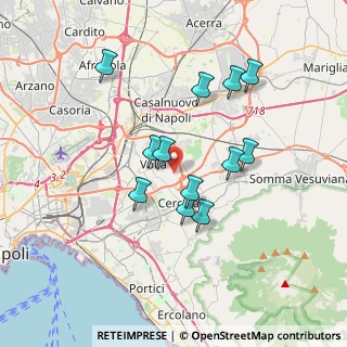 Mappa Viale Mascagni, 80040 Volla NA, Italia (3.37417)