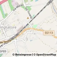 Kaart Terme Vigliatore