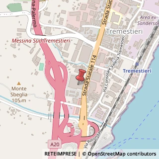 Mappa Messina, Km6200, 98125 Messina, Messina (Sicilia)
