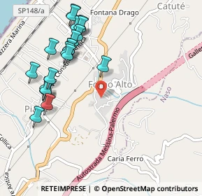 Mappa Via Forno Alto, 98071 Capo d'Orlando ME, Italia (0.636)