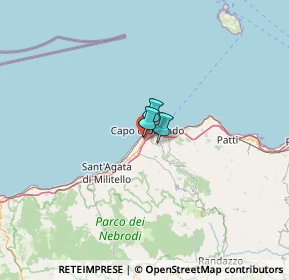 Mappa Via Forno Alto, 98071 Capo d'Orlando ME, Italia (53.74818)