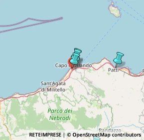 Mappa Via Forno Alto, 98071 Capo d'Orlando ME, Italia (43.26857)