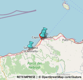 Mappa Via Forno Alto, 98071 Capo d'Orlando ME, Italia (50.16429)