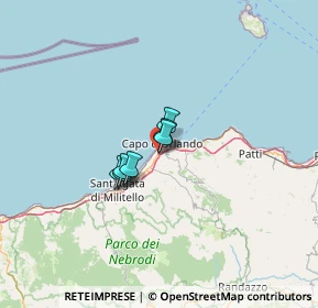 Mappa Via Forno Alto, 98071 Capo d'Orlando ME, Italia (29.18)