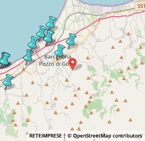Mappa Stretto I Cannistrà, 98051 Barcellona Pozzo di Gotto ME, Italia (5.74583)