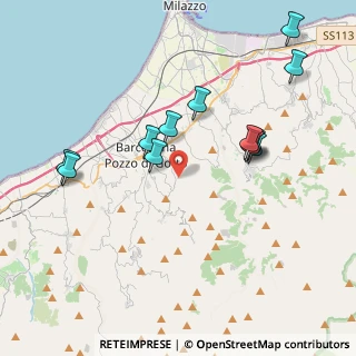 Mappa Stretto I Cannistrà, 98051 Barcellona Pozzo di Gotto ME, Italia (4.44917)