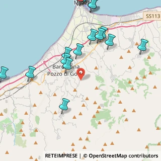 Mappa Stretto I Cannistrà, 98051 Barcellona Pozzo di Gotto ME, Italia (6.439)