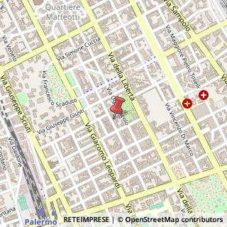 Mappa Via Luigi Pirandello, 24, 90144 Palermo, Palermo (Sicilia)