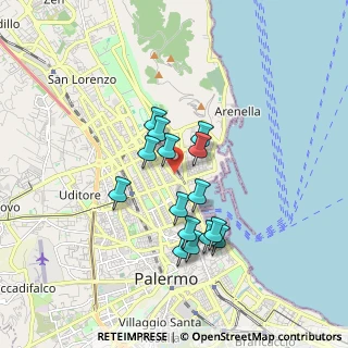 Mappa Via Sampolo, 90139 Palermo PA, Italia (1.58533)