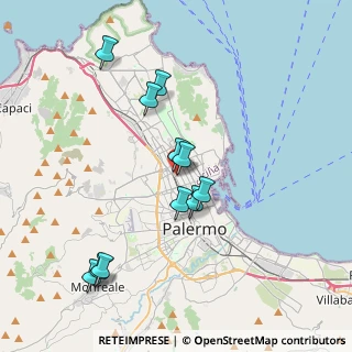Mappa Via G. Sciuti, 90141 Palermo PA, Italia (4.14182)