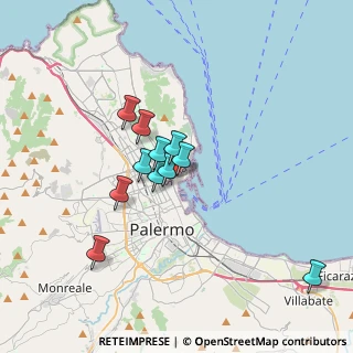 Mappa Via dei Cantieri, 90142 Palermo PA, Italia (3.05909)