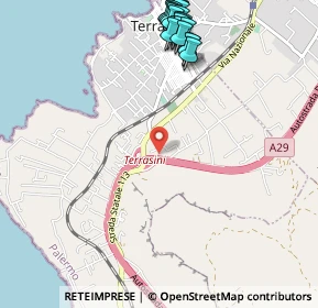 Mappa Via Franco Modigliani, 90049 Terrasini PA, Italia (1.4795)