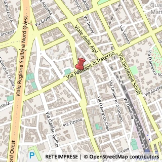 Mappa Via Franz Liszt, 4, 90145 Palermo, Palermo (Sicilia)