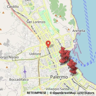 Mappa Via F. S. di Liberto, 90144 Palermo PA, Italia (2.57077)