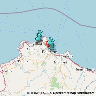 Mappa Via F. S. di Liberto, 90144 Palermo PA, Italia (41.33111)