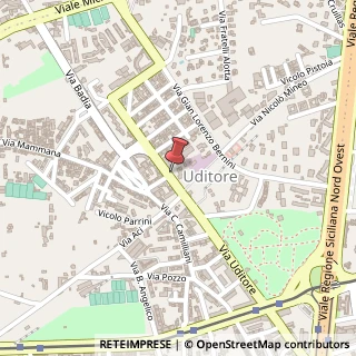 Mappa Via Uditore, 19, 90145 Palermo, Palermo (Sicilia)