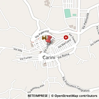 Mappa Corso Umberto I, 22, 90044 Carini, Palermo (Sicilia)
