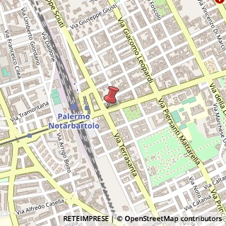 Mappa Via Emanuele Notarbartolo, 38, 90141 Palermo, Palermo (Sicilia)