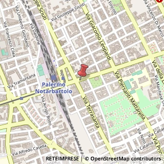 Mappa Via Emanuele Notarbartolo, 38, 90144 Palermo, Palermo (Sicilia)