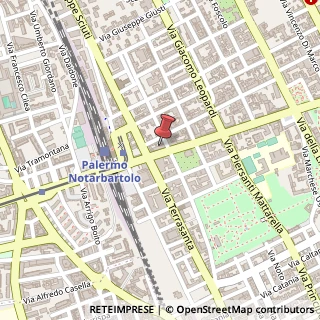 Mappa Via Emanuele Notarbartolo, 35, 90141 Palermo, Palermo (Sicilia)
