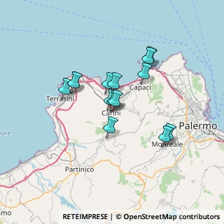 Mappa Via Trieste, 90044 Carini PA, Italia (5.91714)