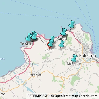 Mappa Via Trieste, 90044 Carini PA, Italia (6.80733)