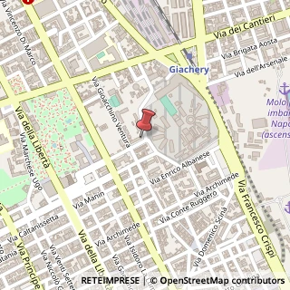 Mappa Via Remo Sandron,  61, 90143 Palermo, Palermo (Sicilia)